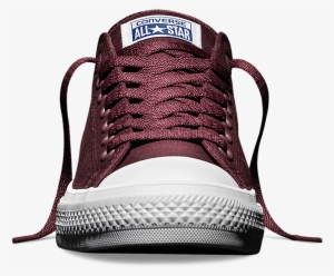 Converse Chuck Taylor All Star Ii Low 'bordeaux' - Sneaker Front View Png #838224