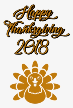 Happy Thanksgiving 2018 Turkey - Clock #838480