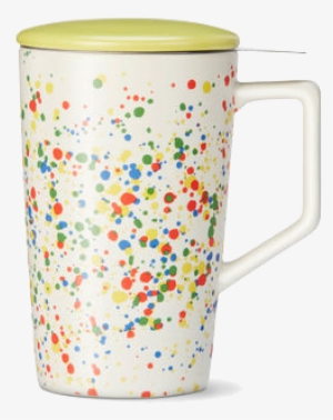 Tea Cup Png Photos - White Splatter Infuser Mug By Teavana #838828