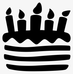 Cake Birthday Pie Wedding Sweet Baking Food Candles - Birthday Candle Svg #838927
