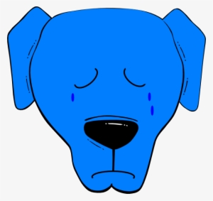Blue Sad Svg Clip Arts 600 X 567 Px #839443