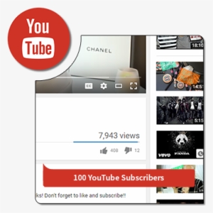 Buy 150 Youtube Subscribers - Youtube Logo Black #839483