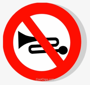Eu Traffic Sign - Horn Prohibited Traffic Sign #839488