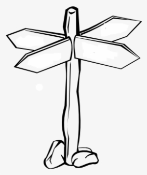 Cross Roads Sign #839650