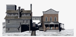 Western Mill Buildings Png By - Western Png #8300329