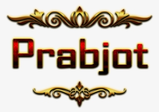 Free Png Prabjot Decorative Name Png Png Images Transparent - Siddharth Name #8300936