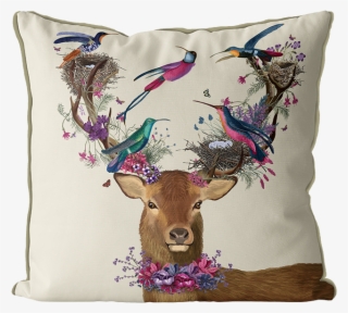 Deer Bird Keeper/trop Bird Pillow Cover - Bird #8301146