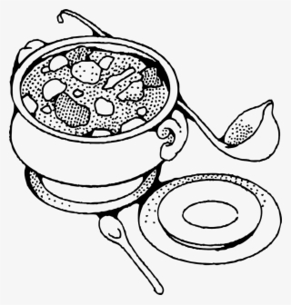 Clipart Info - Stew Clipart Black And White #8301511