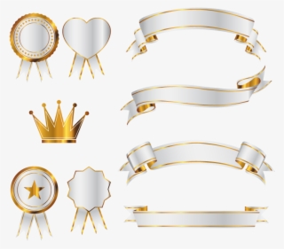 Clipart Transparent Stock Euclidean Icon Gold Transprent - Desenho De Fita Topo De Bolo #8302093