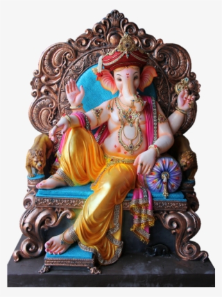 Cb Background Stock 2018 Download Free - Ganesh Sitting On Chair #8302420