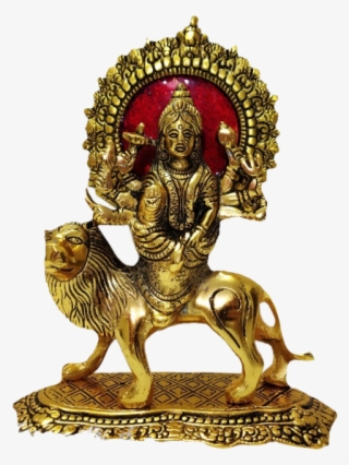 Gold Plated Durga - Statue #8304166