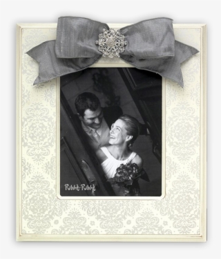 Wedding Brocade Off White 8×10 - Picture Frame #8304790