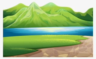 Фото, Автор Soloveika На Яндекс - Lake And Mountain Illustration #8305102