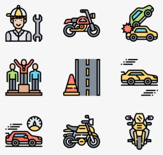 Motor Sports - Human Icon Color Png #8305109