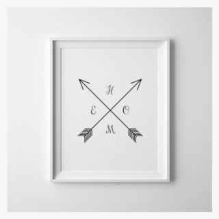 Home Arrow Print / Arrow Home Decor / Black Arrows - Motif #8305227