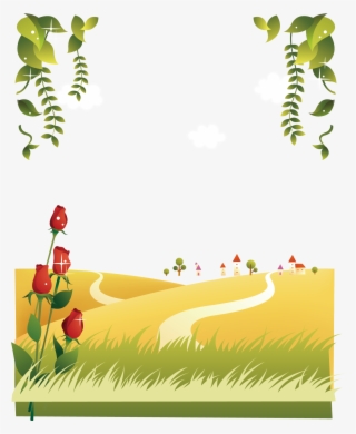 Cartoon Field Background - Campos Animados Png #8307007