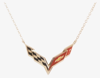 C7 Corvette 14k Gold Necklace - Necklace #8307454