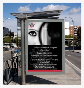 Social Media - Bus Stop Billboard Blank #8308215