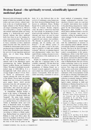 Pdf - State Flower Of Uttarakhand #8308435