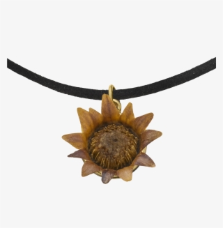 Choker Necklace With Blessing Flower - Artificial Flower #8308773