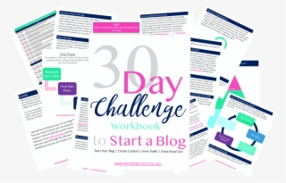 30 Day Challenge To Start A Blog - Flyer #8309870