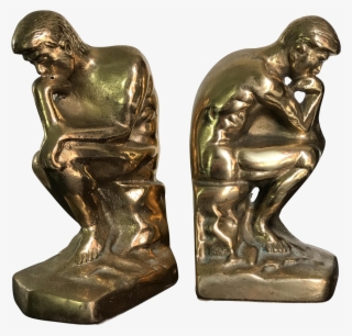 Sculpture Clipart Thinking Man - Bronze Sculpture #8310292