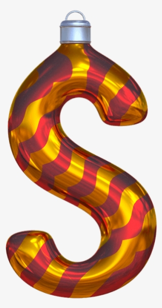 Christmas Ball Yellow Font - Snake #8310772