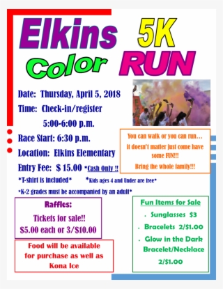 2nd Annual Color Blast - Flyer #8310808