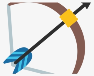 Hunger Games Clipart Bow Arrow - Emoji Arco Y Flecha #8311222
