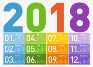 Free Png Download Calendar Of 2018 High Quality Png - High Quality Calendar 2018 Png #8311493