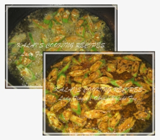 Deep Fry The Marinated Lady's Finger In A Hot Oil In - Gosht #8311615