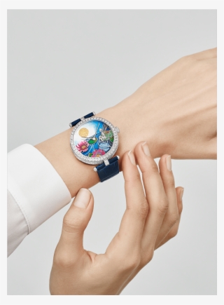 Lady Arpels Day And Night Fée Ondine Watch,shiny Alligator, #8311685