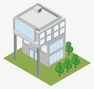 5d White High Rise Architectural Scene Ai Vector 2 - House #8311752