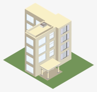 5d White High Rise Architectural Scene Ai Vector 2 - Architecture #8311874