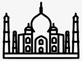 Taj Mahal Clipart Logo - Taj Mahal Line Png #8311910