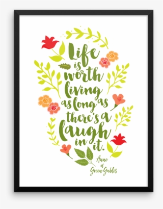 Anne Of Green Gables Quote Art Print - Anne Of Green Gables #8312611