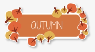 Image Royalty Free Download Autumn Euclidean Clip Art - Text Box For Title #8313173