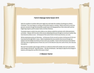 Easter-messagescroll - - Document #8313394