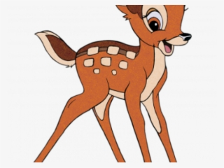 Bambi Clipart Disney Cartoon Character - Bambi And Flower #8313514