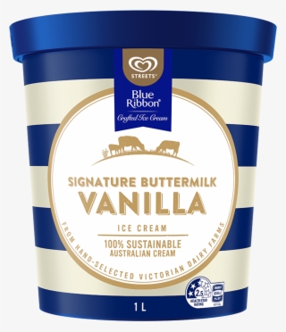 Blue Ribbon Crafted Ice Cream Signature Buttermilk - Blue Ribbon Crafted Ice Cream #8313547