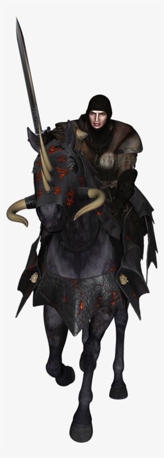 Find Steed Second Level Paladin Spell - Man With Sword On A Horse #8315174