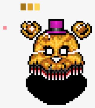 Fredbear - Fredbear Pixel Art - Free Transparent PNG Download - PNGkey