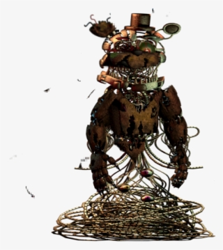 Nightmare Molten Freddy Salvage - Bronze Sculpture #8315525