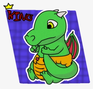 Cute Baby Dragon - Cartoon #8316745