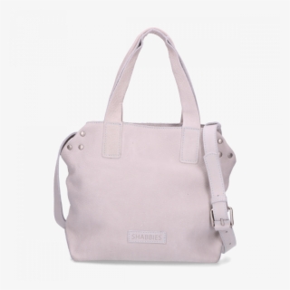 Handbag Waxed Grain Leather Off White - Tote Bag #8317165