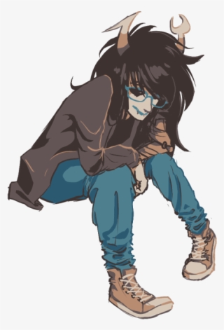 Homestuck John Egbert Vriska Serket Nicholas Cage Vriska - Cartoon #8317330