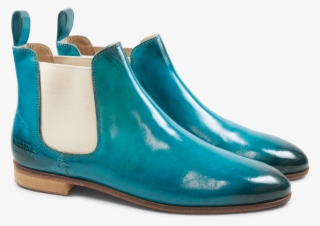 Ankle Boots Susan 10 Crust Turquoise Elastic Off White - Chelsea Boot #8317686