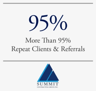 More Than 95% Repeat Clients And Referrals #8317781 More Than 95% Repeat Clients And Referrals #8317781