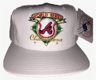 Atlanta Braves Vintage World Series Champions Snapback - Vintage Snapback Hats Mens #8318041