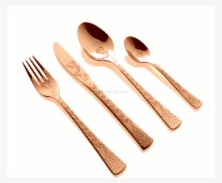 Buy Herdmar Namish 18/10 Rose Gold Flatware Set With - Spoon #8318677